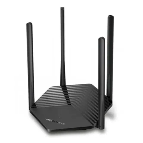Router Inalámbrico Mercusys MR60X AX1500 Wi-Fi 6 Dual Band, Gigabit Ethernet, 4 Antenas de 5dBi, MU-MIMO