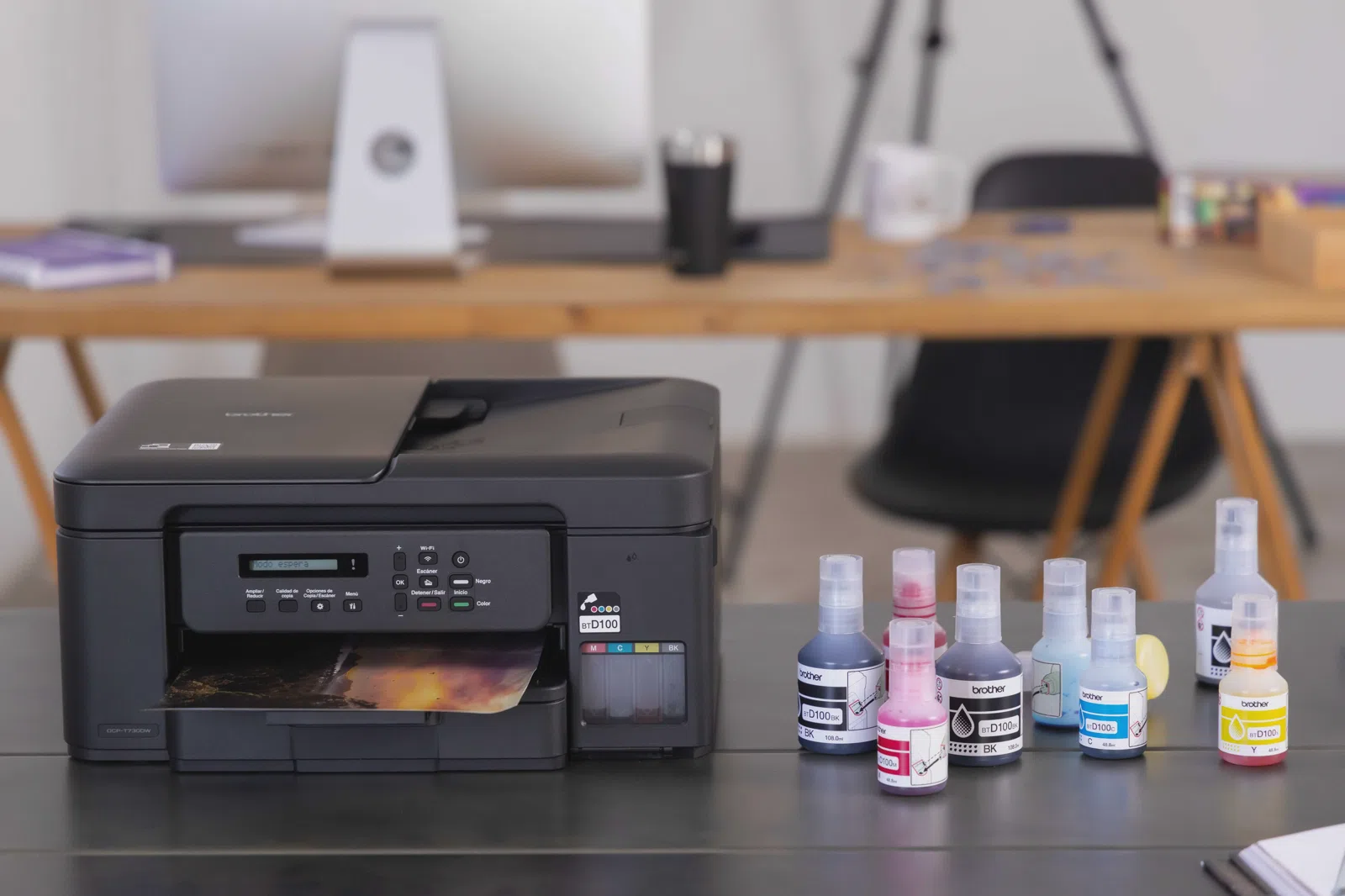 Impresora Multifuncional Brother DCP-T730DW / WiFi / USB / P. LCD / Dúplex / ADF
