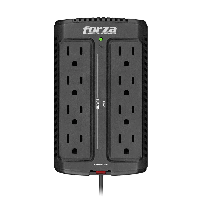 Estabilizador Forza FVR-902 900V 450W 8 Tomas