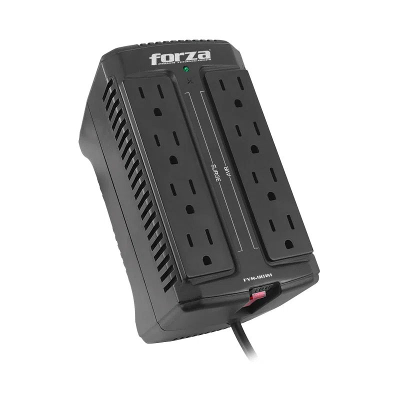 Estabilizador Forza FVR-902 900V 450W 8 Tomas