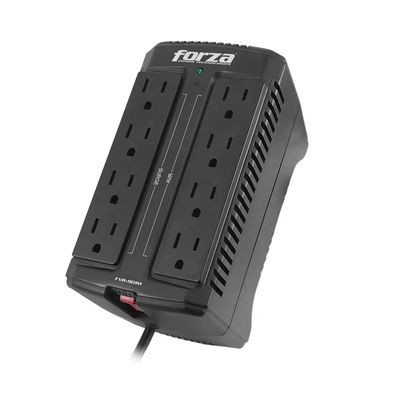 Estabilizador Forza FVR-902 900V 450W 8 Tomas