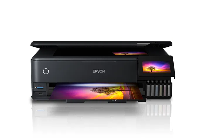 Impresora Multifuncional Fotográfica Epson EcoTank L8180 A3+ de 6 Colores, Wi-Fi 4, Ethernet, USB 2.0, Dúplex Automático y CD/DVD