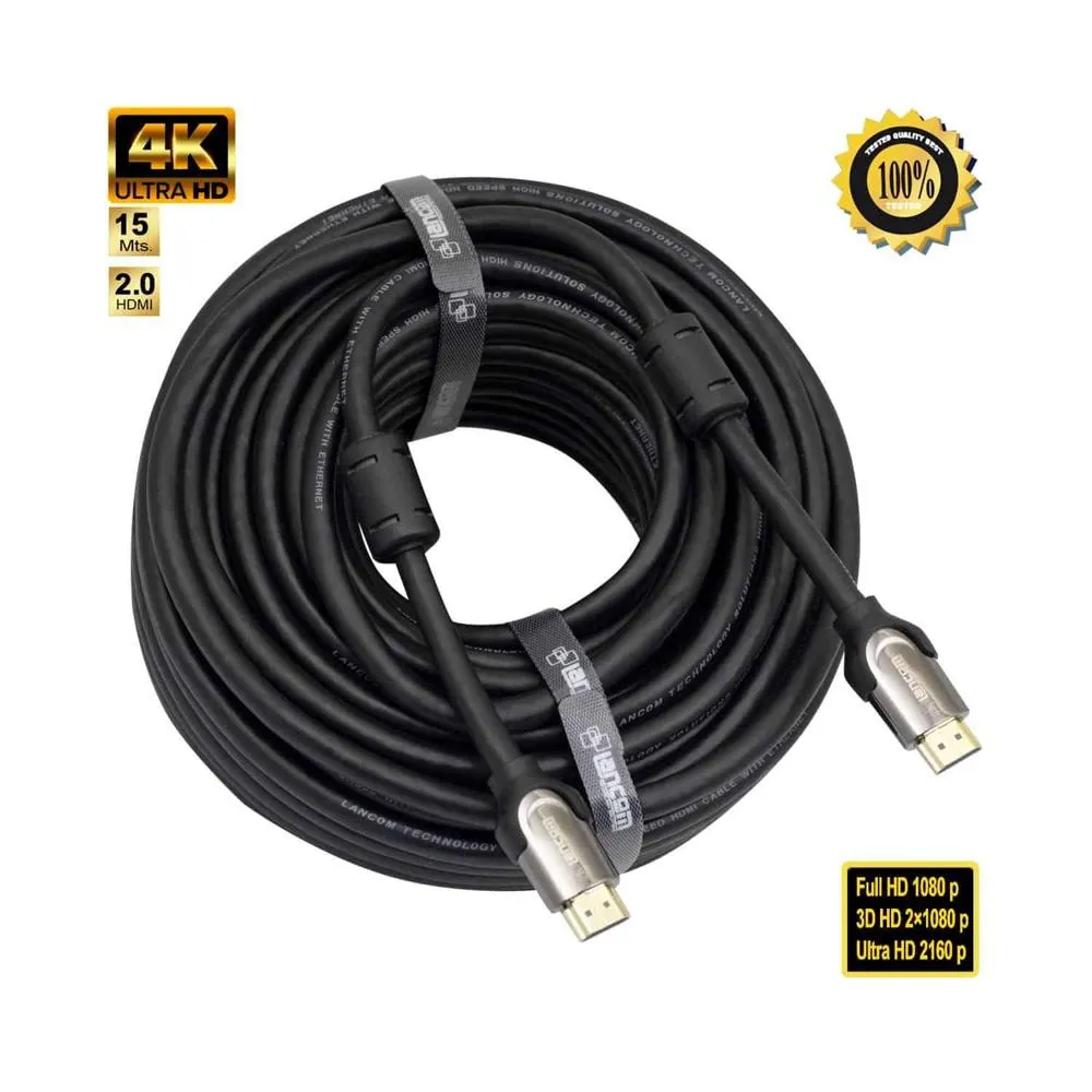 Cable HDMI-HDMI 2.0 15MT PVC