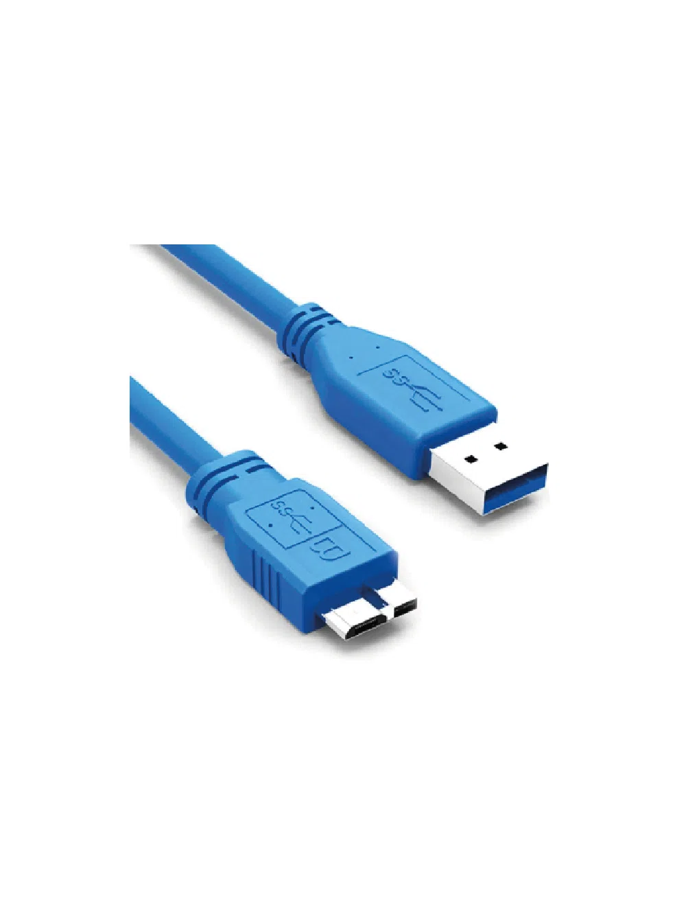Cable USB 3.0 P/Disco Duro 1MT-AZUL
