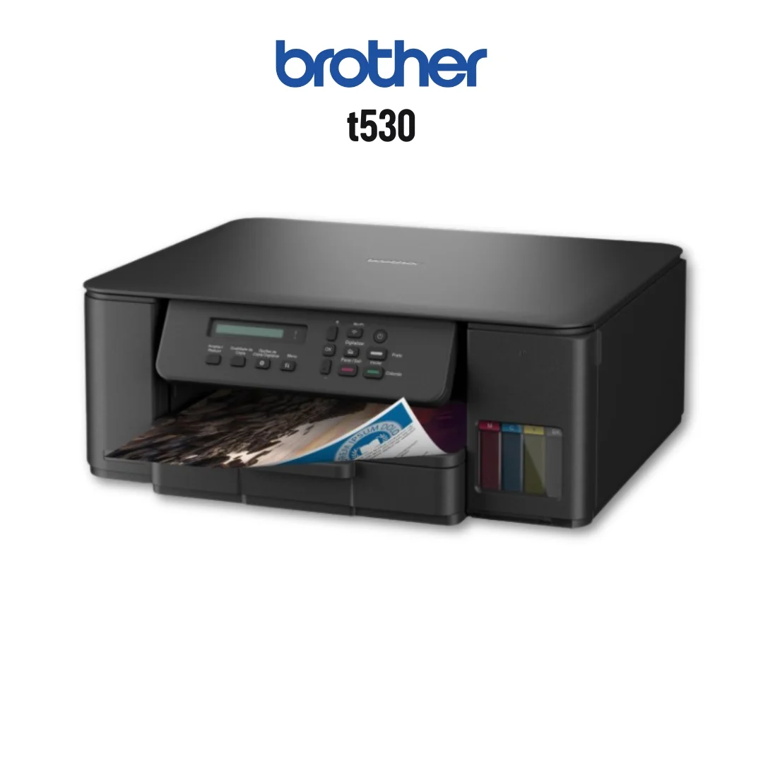Impresora Multifuncional Brother DCP-T530DW / Dúplex / WiFi / USB / P. LCD