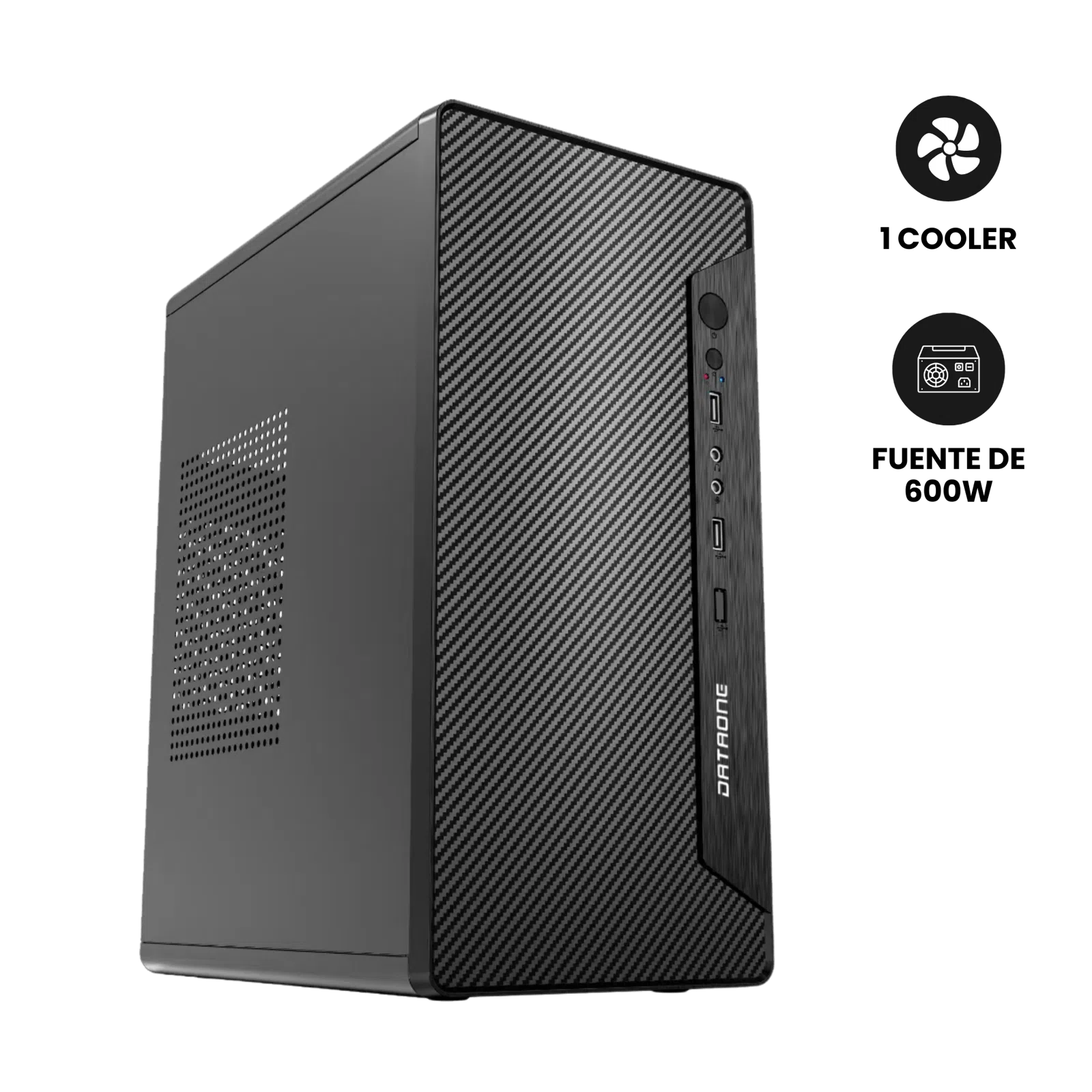 Case Micro ATX DataOne Omega T28 600W