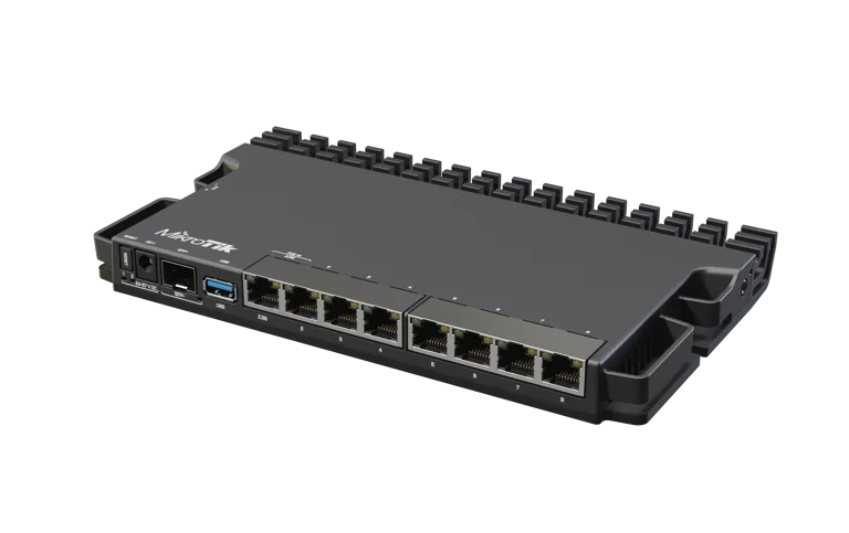 Router MikroTik RB5009UG+S+IN - CPU 4 Núcleos, 8 Puertos Gigabit