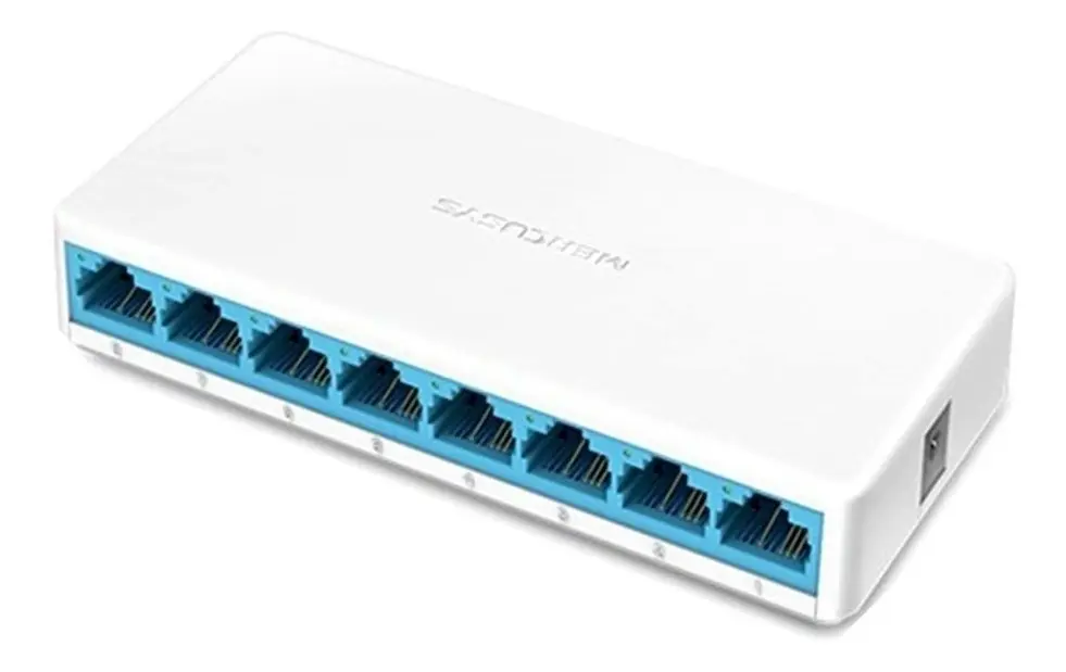 Switch Mercusys MS108 8 Puertos Fast Ethernet 10/100 Mbps, No Gestionable, Escritorio