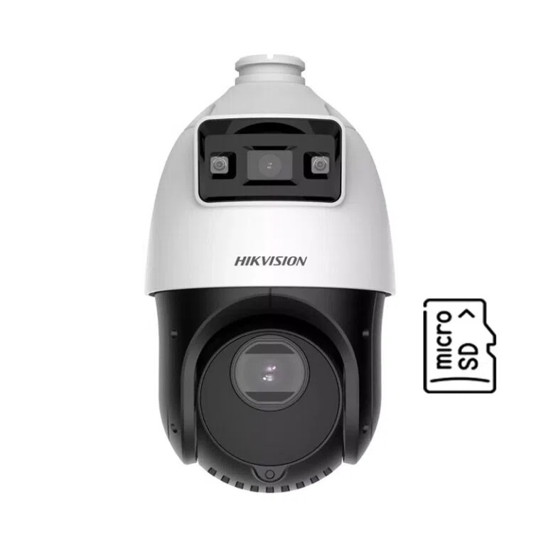 Cámara IP PTZ Tandemvu 4 MP+4 MP Zoom 4X Hikvision DS‑2SE3C404MWG‑E/12