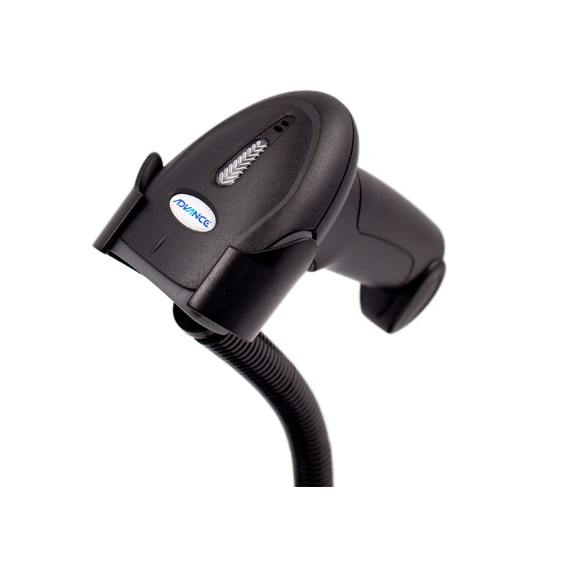Escáner de Código de Barras 1D y 2D Wireless Advance ADV-6013, 2.4G ,Incluye Reposador