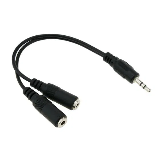 Adaptador de Audio 2 Hembra X 1 Macho