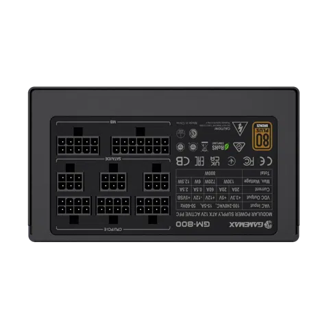 Fuente de Poder Gamemax GM-800W Modular 80P Bronze