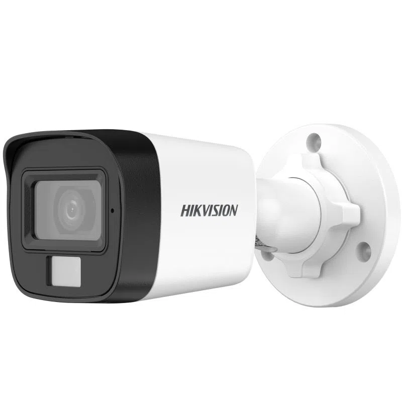 Cámara Análoga Tubo 2 MP Hikvision DS‑2CE16D0T‑LPFS Smart Hybrid Light con Audio