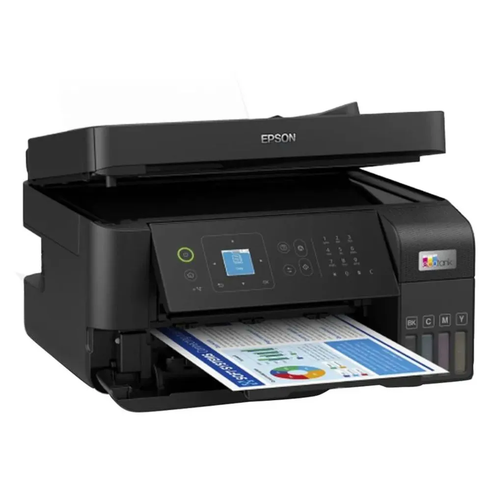 Impresora Multifuncional Epson EcoTank L5590 a Color, Wi-Fi, Ethernet, USB 2.0, ADF de 30 Hojas y Fax