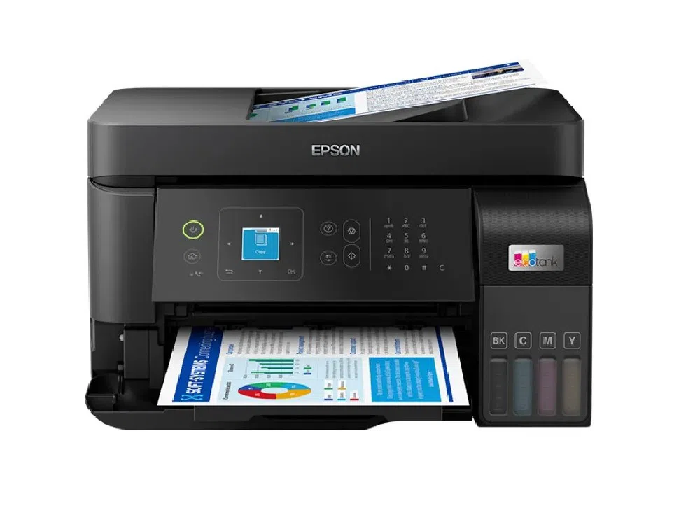 Impresora Multifuncional Epson EcoTank L5590 a Color, Wi-Fi, Ethernet, USB 2.0, ADF de 30 Hojas y Fax