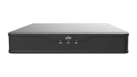 NVR 4 Canales PoE 2MP H.265+/ULTRA 265 Compresión, Salida HDMI 4K / VGA 1080P, ONVIF, UNV NVR301‑04S3‑P4