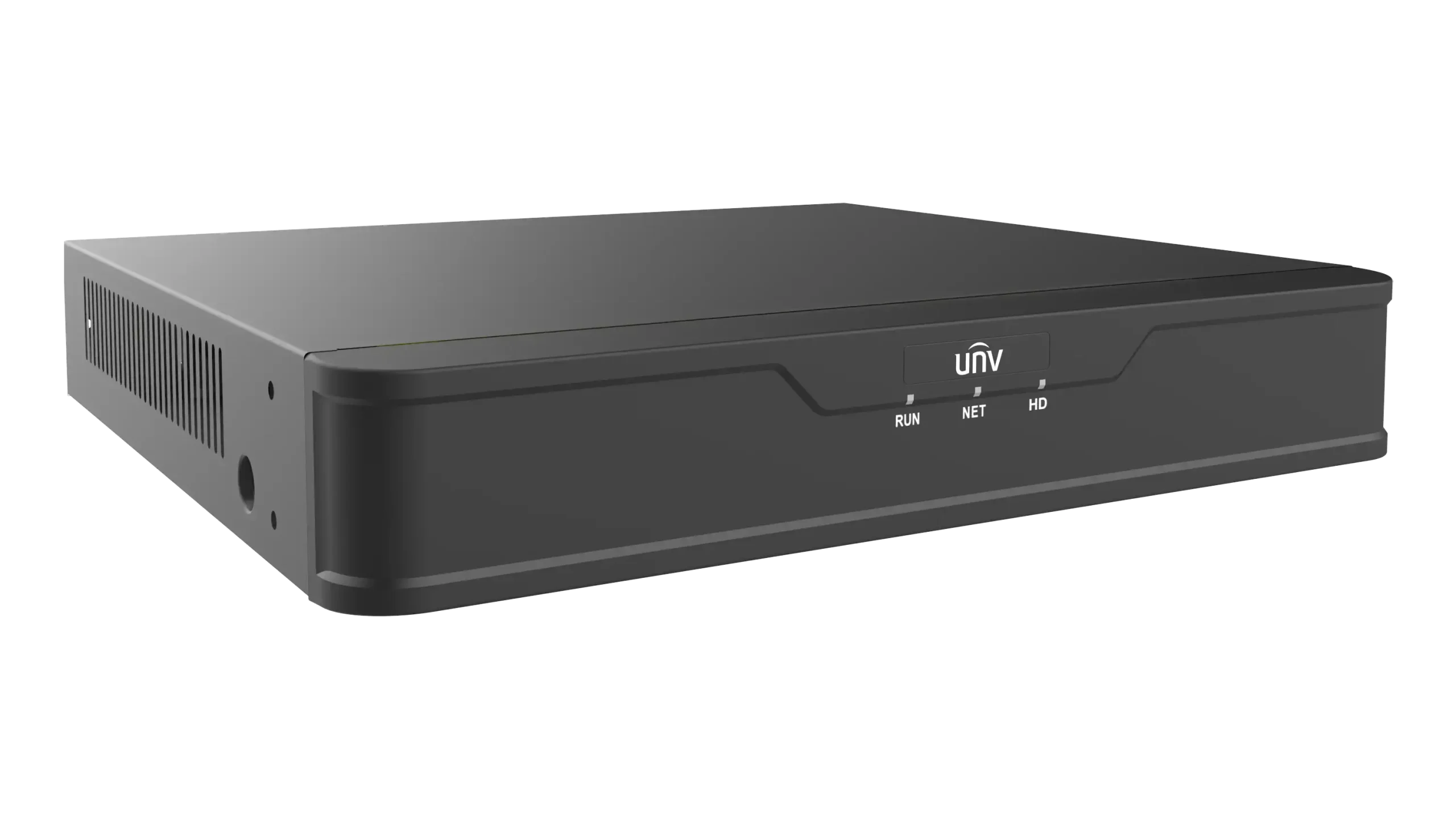 NVR 4 Canales PoE 2MP H.265+/ULTRA 265 Compresión, Salida HDMI 4K / VGA 1080P, ONVIF, UNV NVR301‑04S3‑P4