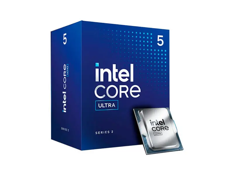 Procesador Intel Core Ultra 5 225 3.3GHz Hasta 4.9GHz, 10 Núcleos, 20MB Caché, LGA1851, Gráficos Intel, Box con Cooler