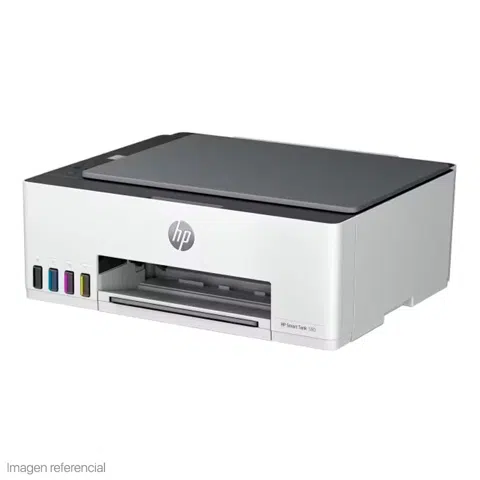 Impresora All-In-One de Tinta HP Smart Tank 580, Imprime, Escanea, Copia/Wi-Fi/BT/USB 2.0