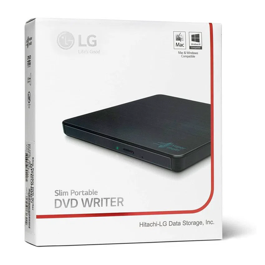Unidad Óptica Externa LG GP65NB60 Ultra Slim Dvd±rw 14 mm, USB 2.0, 8x DVD, 24x CD, M-Disc