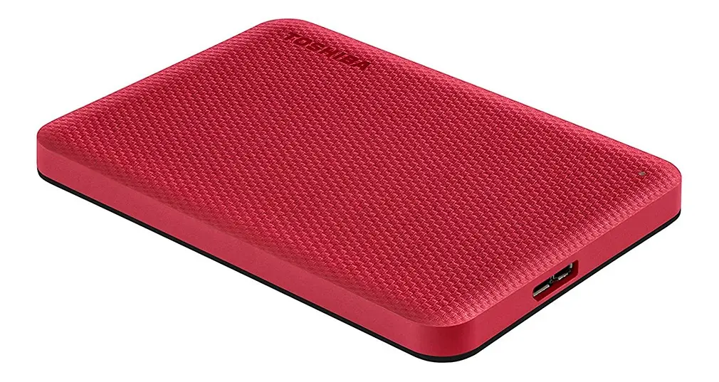 Disco Duro Externo Toshiba Canvio Advance 1TB 2.5", USB 3.2 Gen 1, Color Rojo
