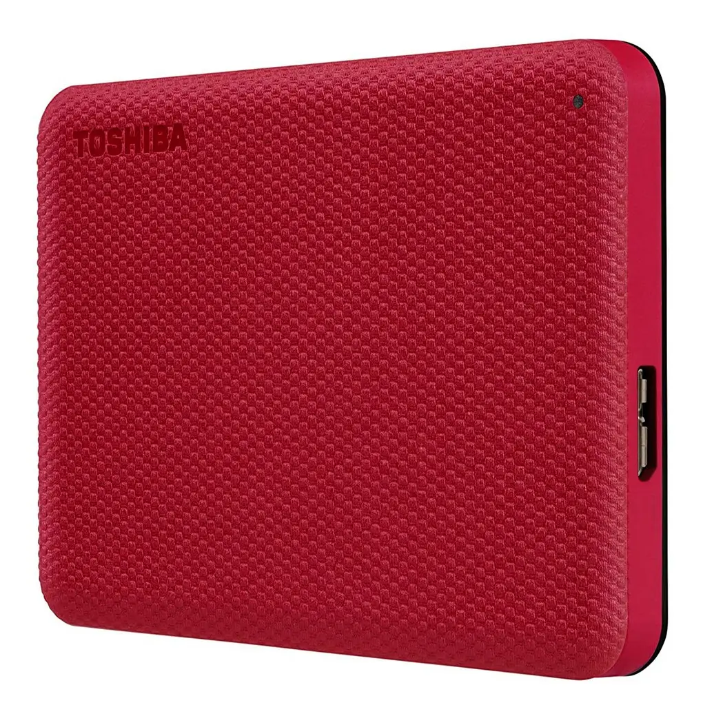 Disco Duro Externo Toshiba Canvio Advance 1TB 2.5", USB 3.2 Gen 1, Color Rojo