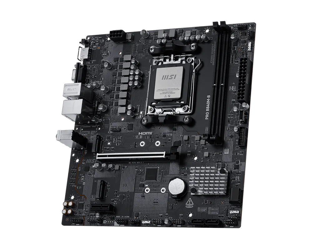 Placa Madre MSI Pro B840M-B / AM5 / DDR5 / M.2