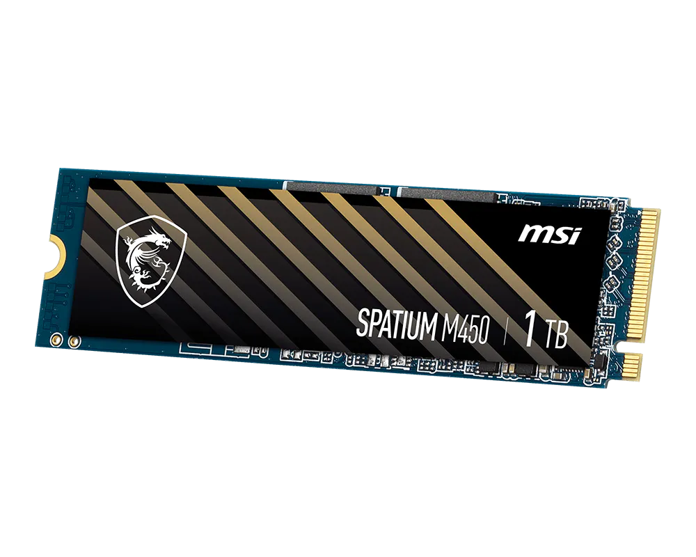 Unidad de Estado Sólido MSI Spatium M450 / 1TB / NVMe M.2 / PCIe 4.0