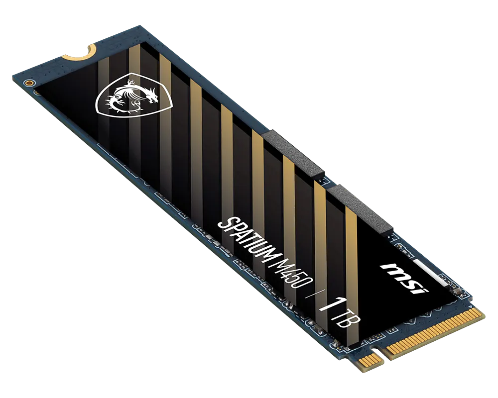 Unidad de Estado Sólido MSI Spatium M450 / 1TB / NVMe M.2 / PCIe 4.0