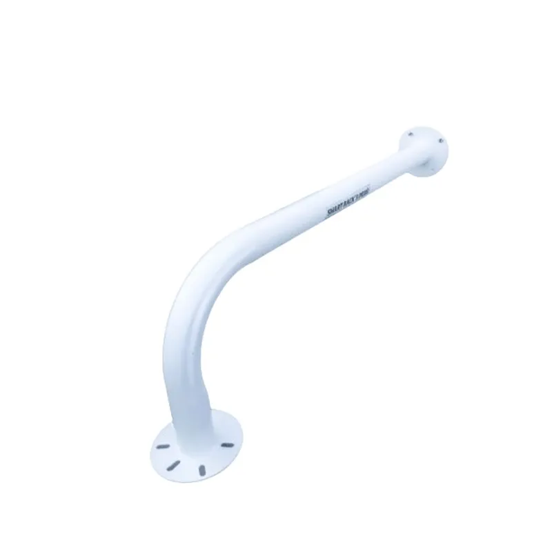 Brazo con Curva y Caja Blanco 80cm