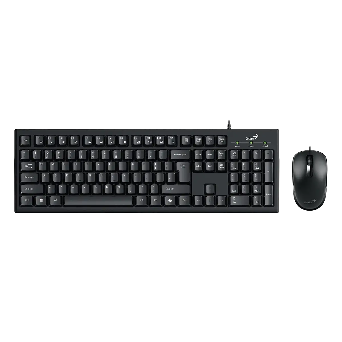 Kit Teclado + Mouse Genius KB+ms KM-100SE Ai Copilot USB Bk