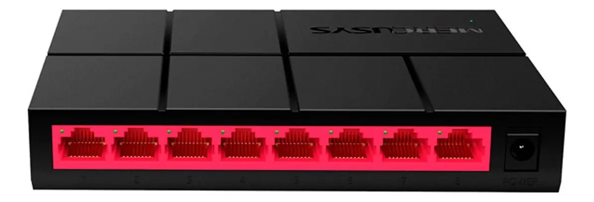 Switch Mercusys MS108G 8 Puertos Gigabit Ethernet 10/100/1000 Mbps, No Gestionable, Escritorio