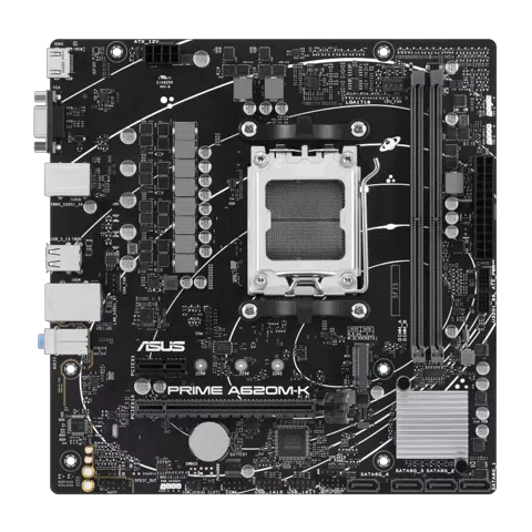 Placa Madre ASUS Prime A620M-K / AM5 / DDR5 / M.2