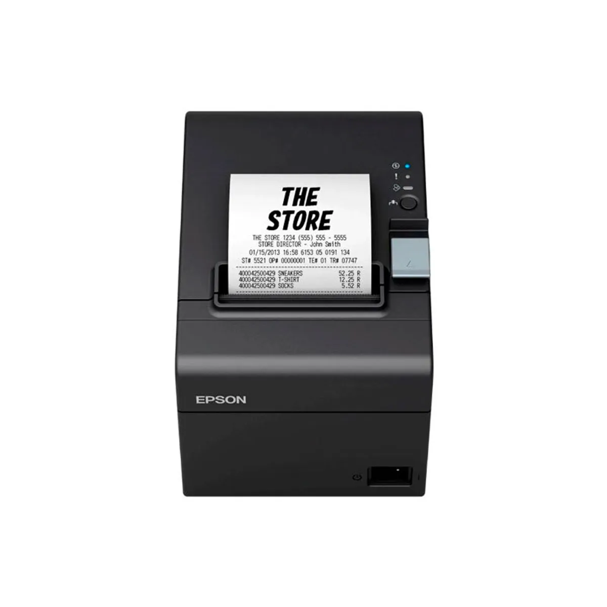 Impresora Térmica de Recibos Epson TM-T20III-002 80 mm, USB 2.0 y Ethernet, 250 mm/s, Autocortador